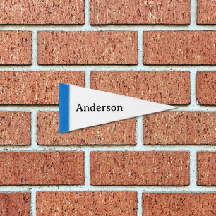 Create Your Own 5" x 12" Sports Pennant Flag