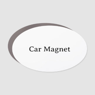 Create Your Own 5" x 3" Oval Car Magnet