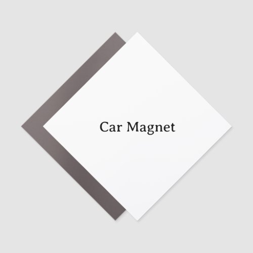 Create Your Own 5" x 5" Diamond Normal Car Magnet