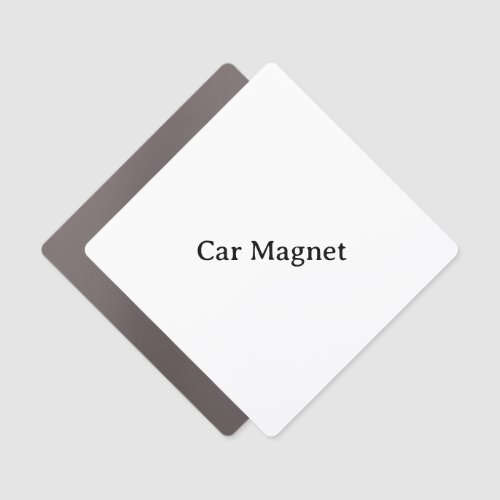 Create Your Own 5" x 5" Diamond Rounded Car Magnet