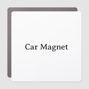 Create Your Own 5" x 5" Square Rounded Car Magnet