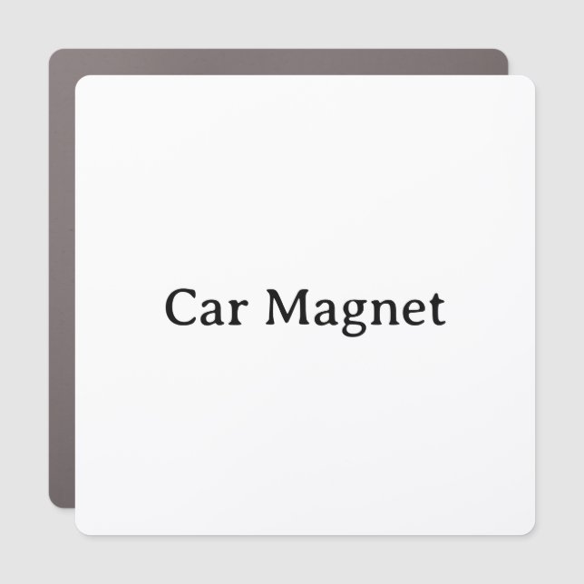 Create Your Own 5" x 5" Square Rounded Car Magnet (Front)