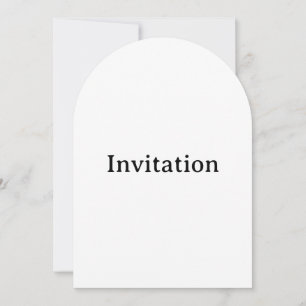 Create Your Own 5" x 7" Arch Invitation