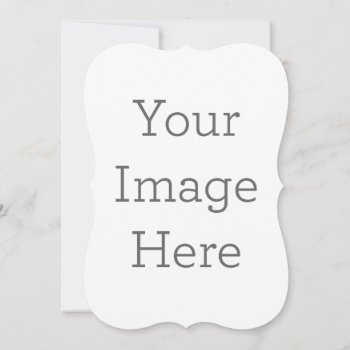 Create Your Own 5" X 7" Bracket Invitation by zazzle_templates at Zazzle