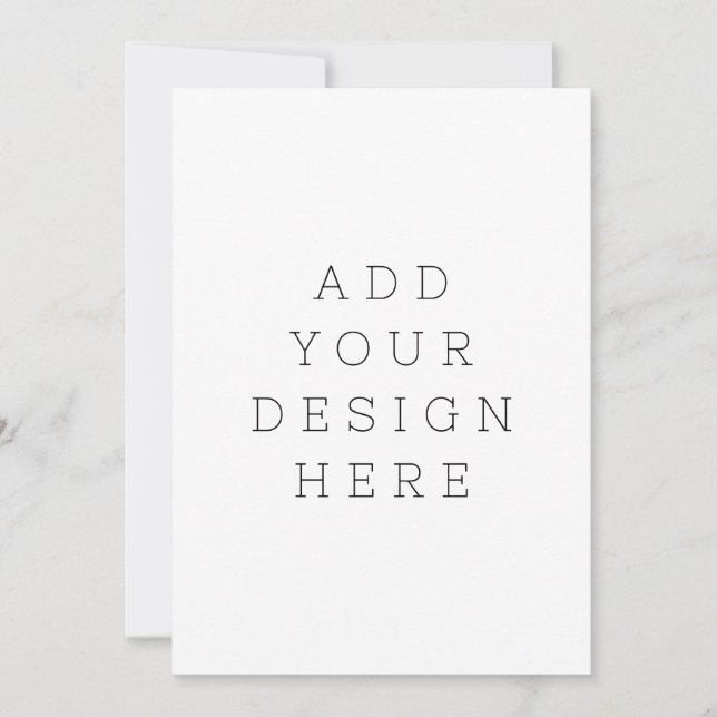 create your own 5" x 7" Flat Card (Front)
