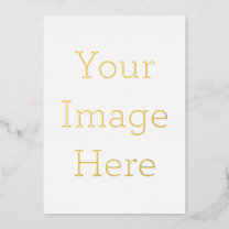 Create Your Own 5" x 7" Foil Holiday Card