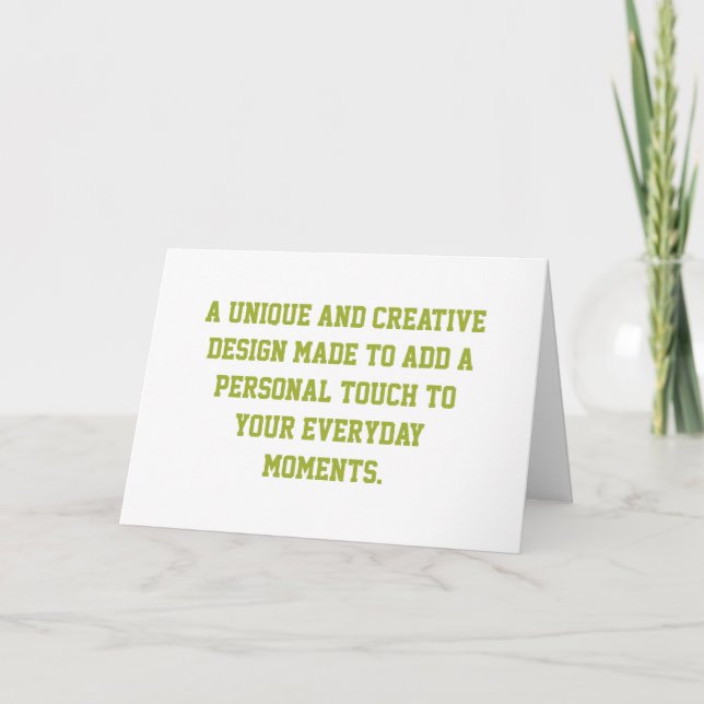 Create Your Own 5" x 7" Folded Program (Front)