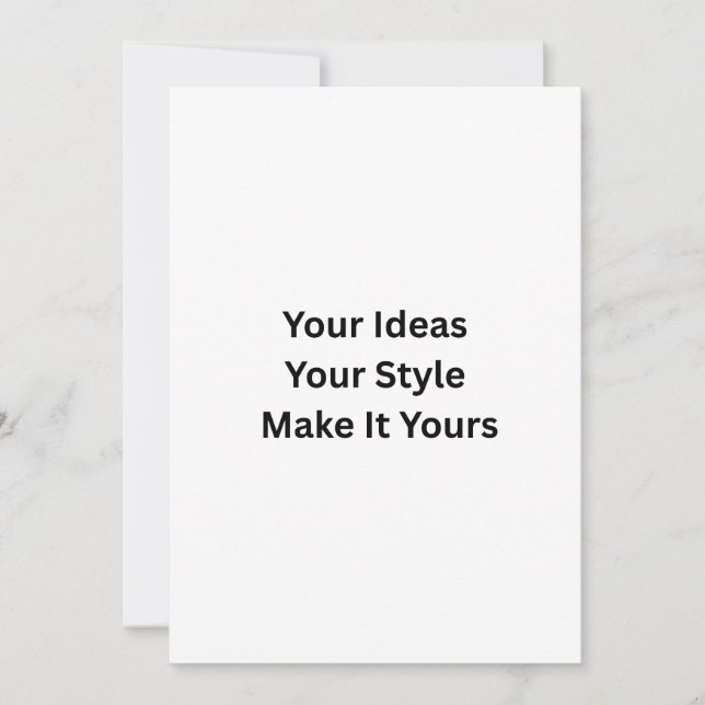 Create Your Own 5" x 7" Invitation (Front)