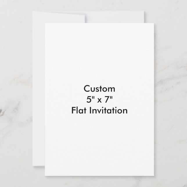 Create Your Own 5" x 7" Invitation (Front)