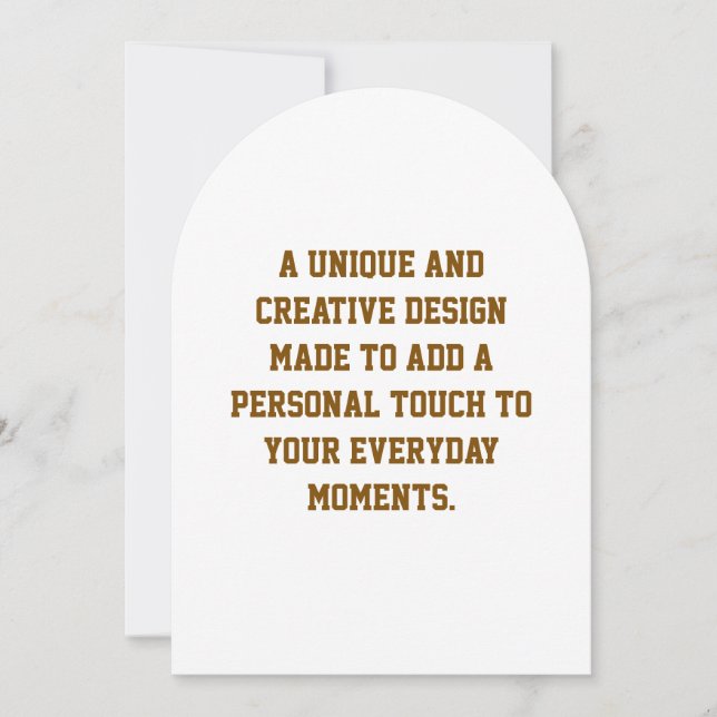 Create Your Own 5" x 7" Invitation (Front)