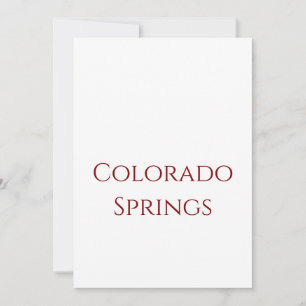 Create Your Own 5" x 7" Invitation