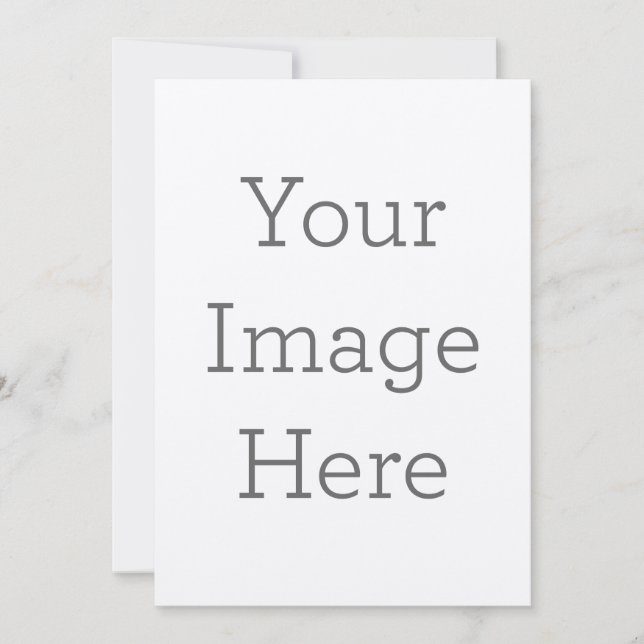 Flat Holiday Card, Size: 5" x 7", Paper: Premium Soft Touch, Corner: Squared, Envelopes: White (Front)