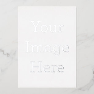 Create Your Own 5" x 7" Premium White Holiday Card