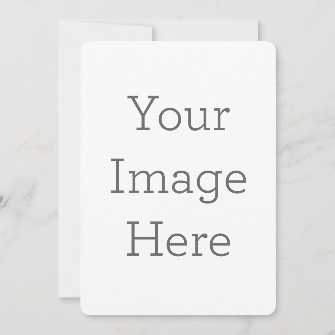 Create Your Own 5" x 7" Rounded Invitation | Zazzle