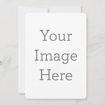 Create Your Own 5" X 7" Rounded Invitation by zazzle_templates at Zazzle