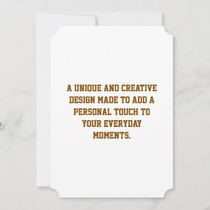 Create Your Own 5" x 7" Ticket Invitation