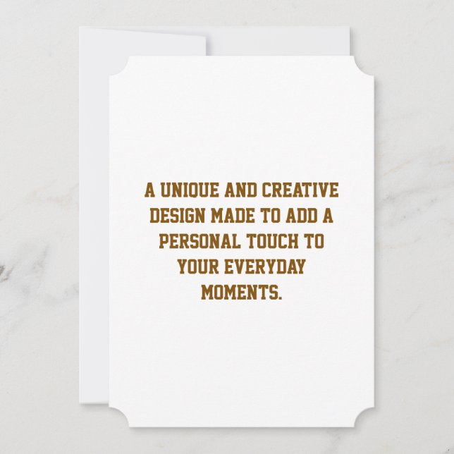 Create Your Own 5" x 7" Ticket Invitation (Front)
