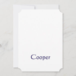 Create Your Own 5" x 7" Ticket Invitation