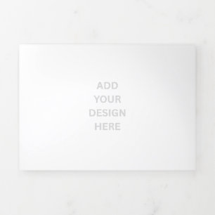 Create Your Own 5" x 7" Trifold Letter Fold Invite