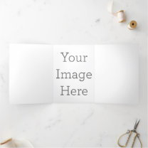 Create Your Own 5" x 7" Vertical Trifold Card