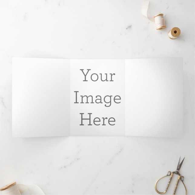 5" x 7" Trifold Letter Fold Program (Inside)