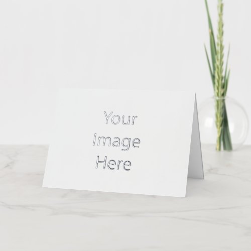 Create Your Own 5x7 Silver Foil Greeting Card