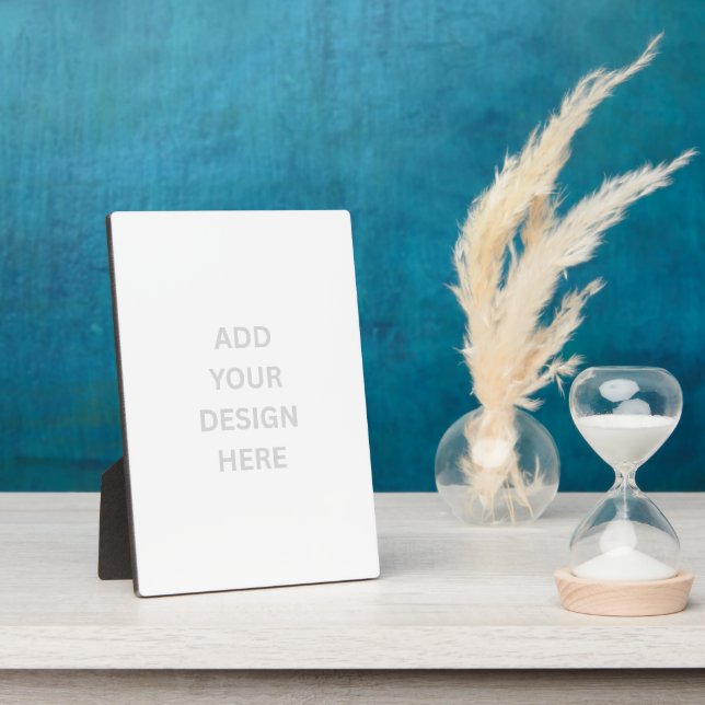Create Your Own 5''x7'' Wipe Clean Easel Plaque (Side)