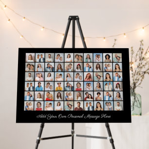 Create Your Own 60 Photo Collage Add Your Greeting Foam Board