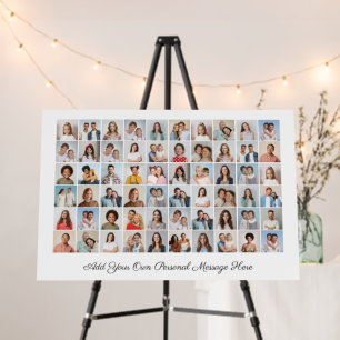 Create Your Own 60 Photo Collage Add Your Greeting Foam Board