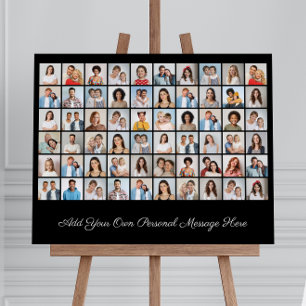 Create Your Own 60 Photo Collage Add Your Greeting Foam Board