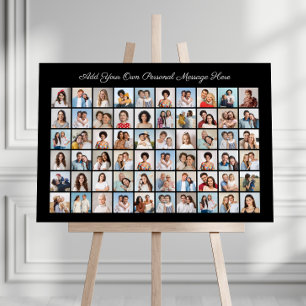 Create Your Own 60 Photo Collage Add Your Greeting Foam Board