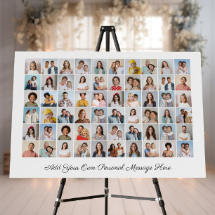 Create Your Own 60 Photo Collage Add Your Greeting Foam Board