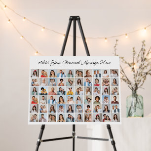 Create Your Own 60 Photo Collage Add Your Greeting Foam Board