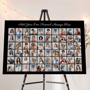 Create Your Own 60 Photo Collage Add Your Greeting Foam Board