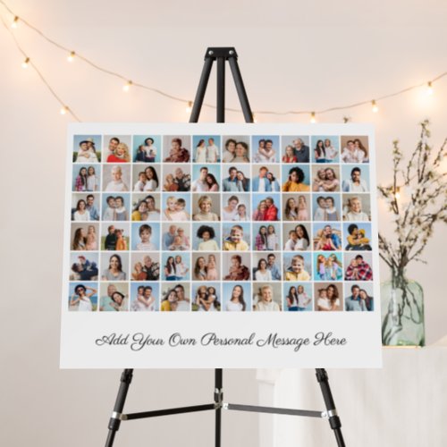 Create Your Own 60 Photo Collage Add Your Greeting Foam Board
