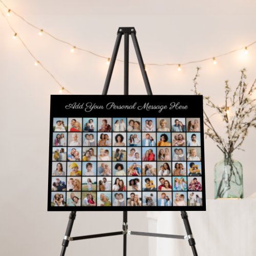 Create Your Own 60 Photo Collage Add Your Greeting Foam Board