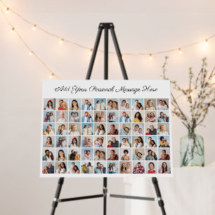 Create Your Own 60 Photo Collage Add Your Greeting Foam Board