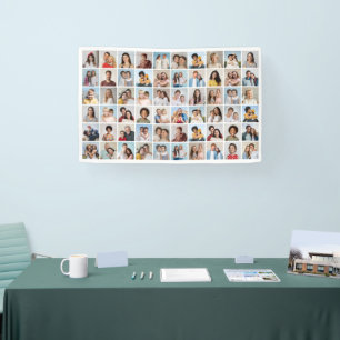 Create Your Own 60 Photo Collage Banner
