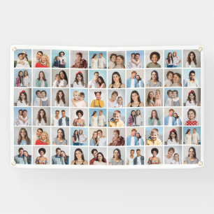 Create Your Own 60 Photo Collage Banner
