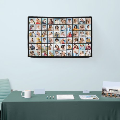 Create Your Own 60 Photo Collage Banner