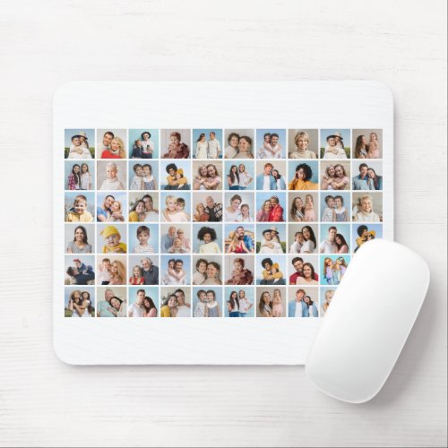 Create Your Own 60 Photo Collage Mouse Pad
