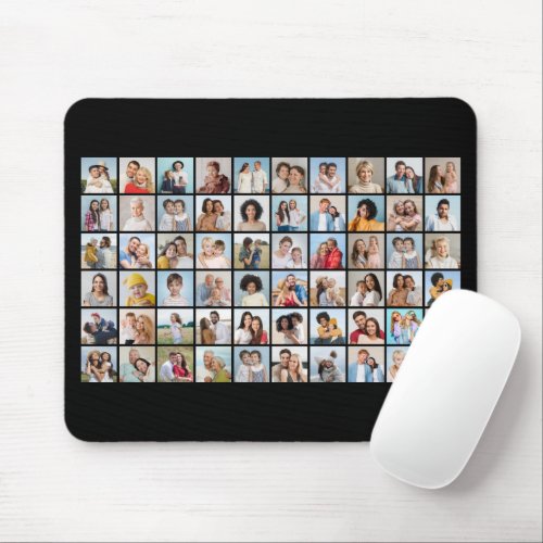 Create Your Own 60 Photo Collage Mouse Pad