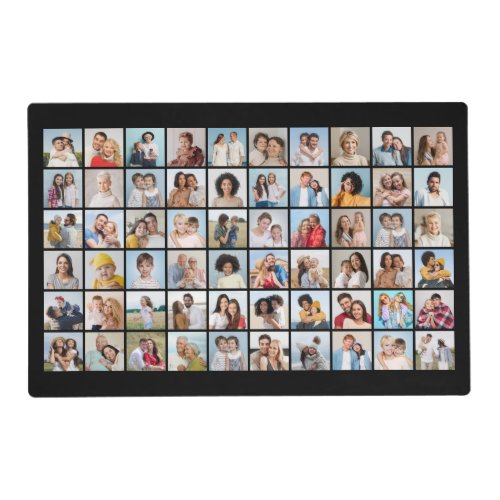 Create Your Own 60 Photo Collage Placemat