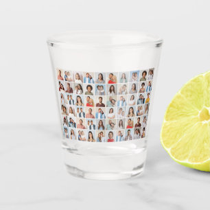 Create Your Own 60 Photo Collage Shot Glass