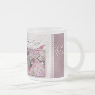 Create your own 60th birthday frosted glass coffee mug