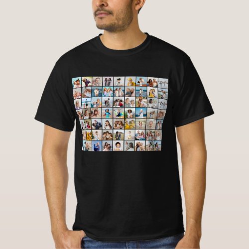 Create Your Own 63 Photo Collage T_Shirt
