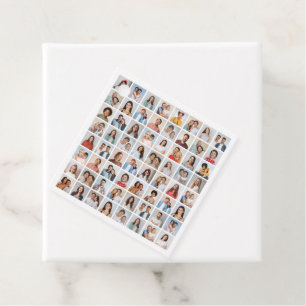Create Your Own 64 Photo Collage Favor Tags