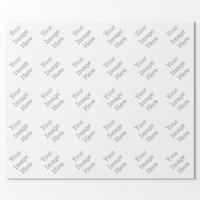 PLAIN SOLID WHITE, WRAPPING PAPER, Zazzle