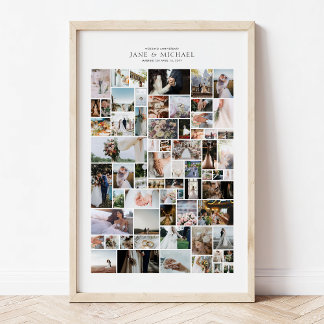 Create Your Own 66 Photo Collage Poster