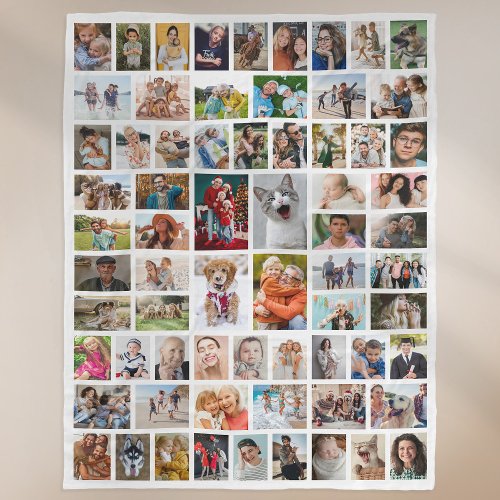 Create Your Own 68 Photo Collage White